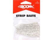 Boone Bait Strip Fishing Bait 10 Pack Clear Sparkle 4471 Boone Bait