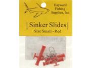 SMALL SINKER SLIDES RED 3 PK HSLY 21 Hayward Fishing Supplies