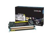 Lexmark X748 Yellow High Yield Return Program Toner Cartridge