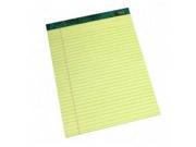 Double Docket Ruled Pads 8 1 2 x 11 3 4 Canary 100 Sheets 6 Pads Pack