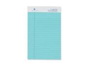 Sparco Products SPR01073 Colored Pad Jr. Legal Rule 50 Sheets 5in.x8in. 12 DZ Blue