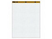 Easel Pads Quadrille Rule 27 x 34 White 50 Sheets 4 Pads Carton