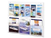 Safco Clear2c Magazine Pamphlet Display 5666CL