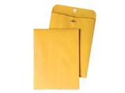 Gummed Clasp Envelope 28Lb 3 3 8 x6 100 BX Kraft