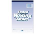 Writing Tablet 6 x9 100 Sheets Wide White