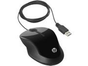 HP X1500 H4K66AA ABL Black Wired Optical Mouse