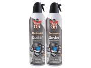 Disposable Compressed Gas Duster 17 oz Cans 2 Pack