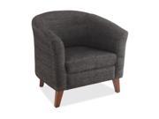 Upholstered Club Chair 31 1 2 x28 3 4 x30 3 4 Black