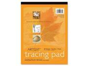 Art1st 2369 Tracing Pad 40 Sheet 9 x 12 40 Pad Transparent Paper