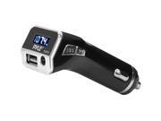 PYLE PLMP2A FM Radio Transmitter with USB Port for Charging Devices 3.5mm Auxiliary Input Car Lighter Adapter