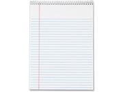 TOPS Wirebound Legal Writing Pad 70 Sheet 16 lb Letter 8.50 x 11 3 Pack White Paper