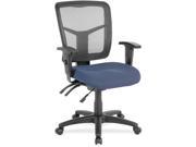 Swivel Midback Chair 25 1 4 x23 1 2 x40 1 2 Black Blue