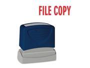 FILE COPY Title Stamp 1 3 4 x5 8 Red Ink