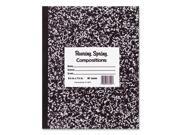 Marble Cover Composition Book Wide Rule 10 x 8 60 Pages