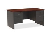 Double Pedestal Desk 30 x60 CH MH