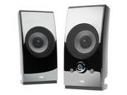 Cyber Acoustics CA 2027 Speaker System 5 W RMS Desktop Glossy Black