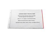 Sheet Protectors 11 x17 15 BX CL AST Color Bars
