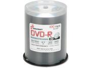Skillcraft DVD R 4.7GB 100 PK Silver