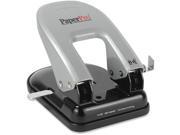 Indulge Two Hole Punch 40 Sheet Capacity Black silver