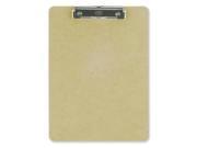 Low profile Clipboard 1 Paper Capacity 9 x12 1 2 Brown