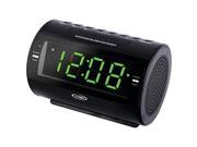 JENSEN JCR 210 AM FM Dual Alarm Clock Radio