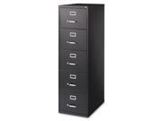 Lorell Commercial Grade 28.5 Legal size Vertical Files 18 x 28.5 x 61.8 Steel Aluminum 5 x File Drawer s Black