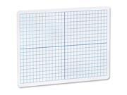 Flipside 11000 Dual Sided Dry Erase Board With 1 CM XY Axis Grid 9 X 12 Case Of 24