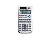 HP 10s Scientific Calculator 240 Functions 2 Line s 10 Character s Dot Matrix Solar Battery Powered 5.8 x 3 x 0.6 White