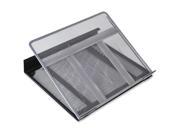 Lorell Notebook Stand 3.5 Height x 13 Width x 11 Depth Steel Silver Black LLR80630