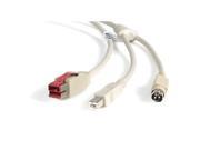 Cyberdata 010755A Cable Powered Usb Cable 24V To Hosiden M 1M <<N C N R>>