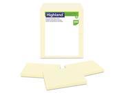 Recycled Self Stick Notes 3 x 5 Yellow 100 Sheets Pad 12 Pads Pack 6559RP