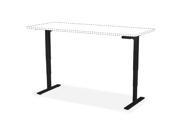 Safco Electric Hgt Adjustable Teaming Table Base 49 Height x 74 Width x 27.50 Depth Assembly Required SAF1900BL