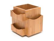 Lipper Desktop Organizer Desktop Brown Bamboo