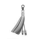 MOTA Tamo Tassel 1FT Hidden Lightning Cable Keychain - Silver MOTA Tamo Tassel 1FT Hidden Lightning Cable Keychain - Silver