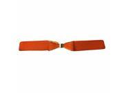 Orange Elastic Stretch Belt With Bow Buckle