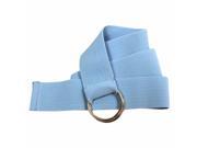 Light Blue Elastic Wide Stretchy O Ring Belt