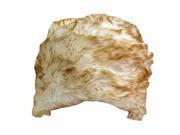 White Brown Cloche Faux Fur Pillbox Style Bucket Hat