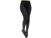 Black Fine Gauge Thin Cable Knit Tights