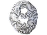 White Weave Soft Twill Circle Scarf