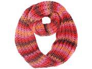 Pink Ombre Knit Infinity Scarf