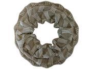 Taupe Two Tone Knit Circle Scarf