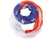 Red White Blue American Flag Circle Scarf