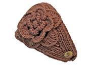 Camel Hand Knit Crochet Wide Headband