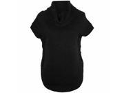 Black Unique Side Button Knit Sleeveless Sweater
