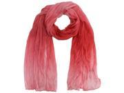 Pink Ombre Shimmery Two Tone Scarf