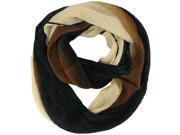 Brown Ombre Gradient Circle Scarf