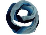 Blue Ombre Gradient Circle Scarf