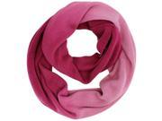 Pink Gradient Knit Infinity Scarf