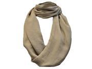 Taupe Simple Style Eternity Scarf