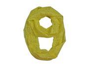 Yellow All Lace Lightweight Circle Summer Scarf